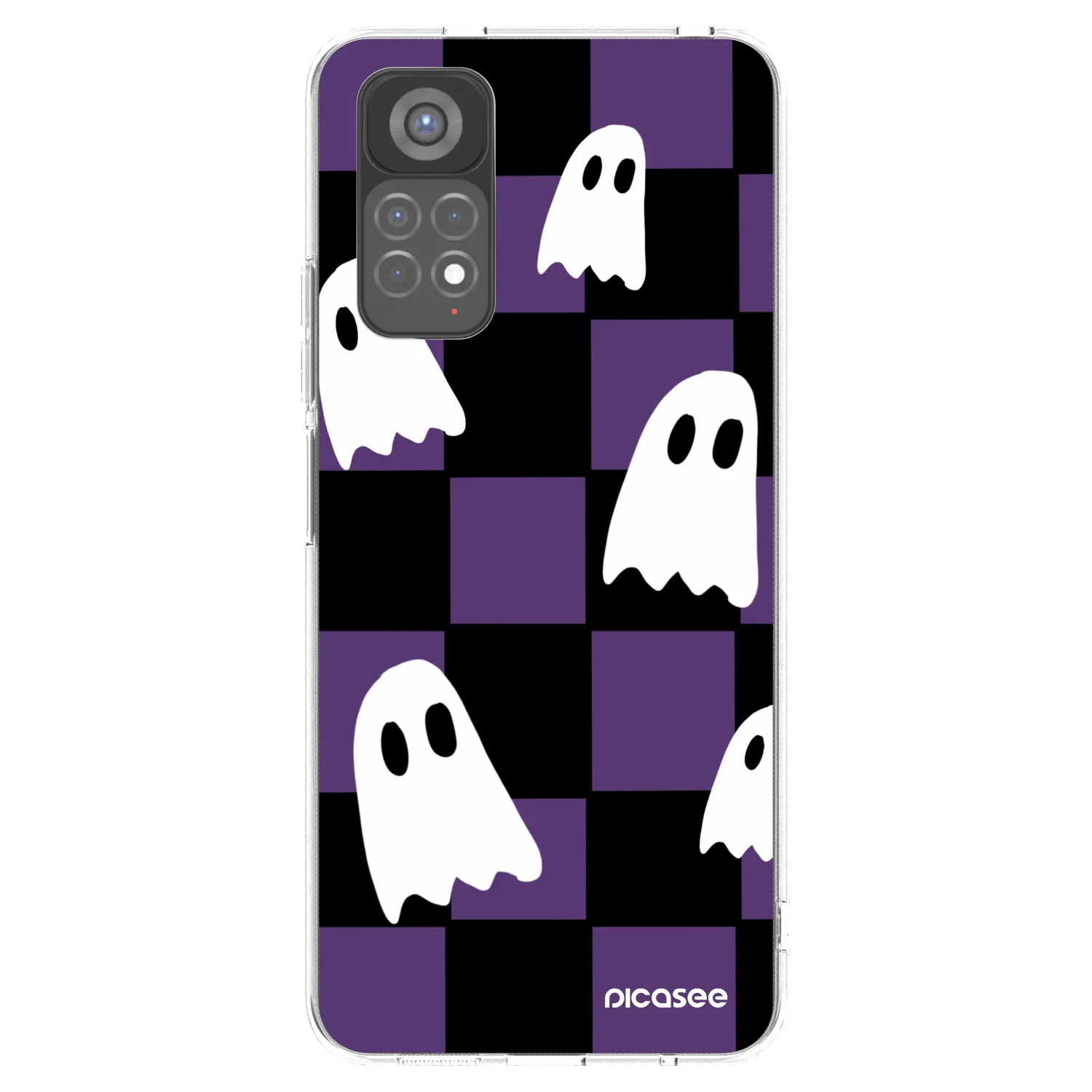 Picasee silikonowe przeźroczyste etui na Xiaomi Redmi Note 11S 5G - Ghosts