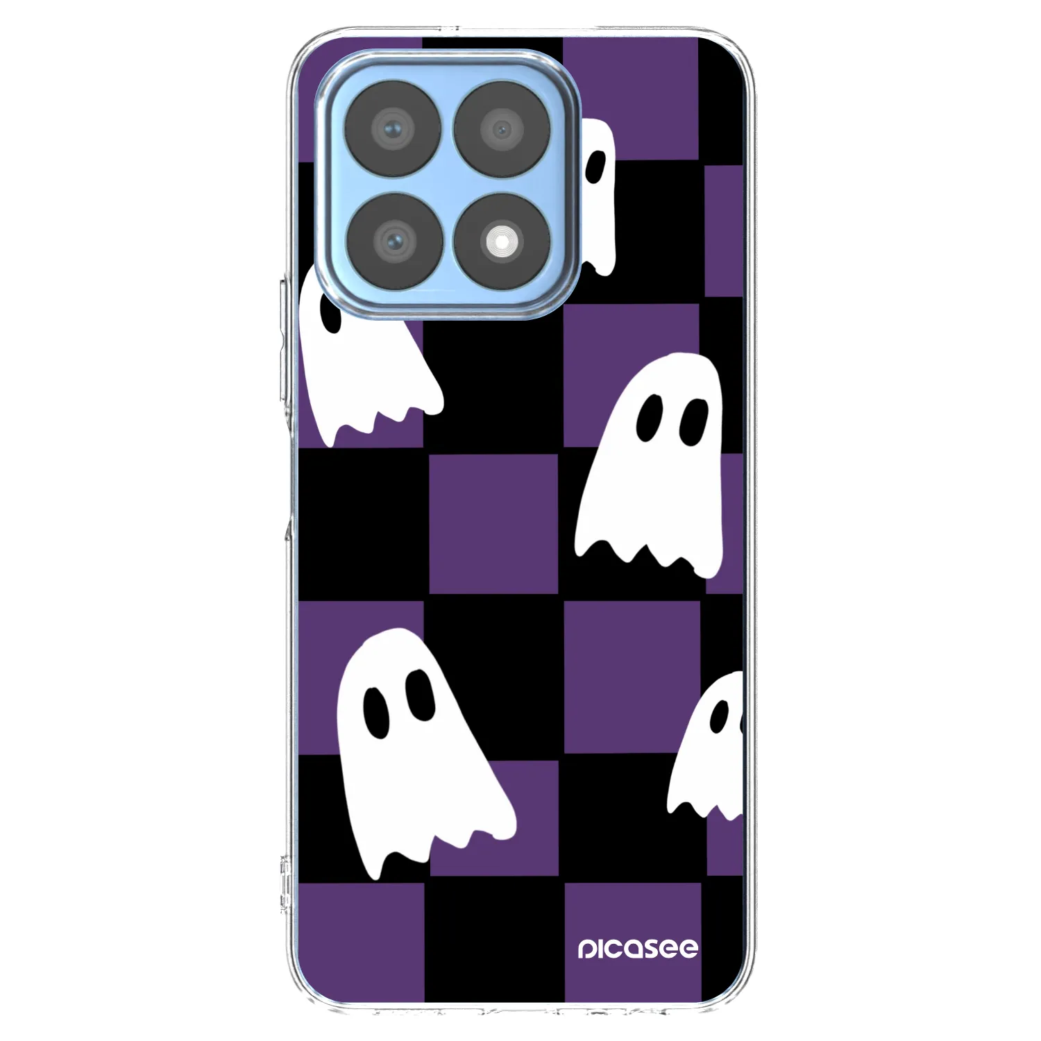 Picasee silikonowe przeźroczyste etui na Honor X8a - Ghosts