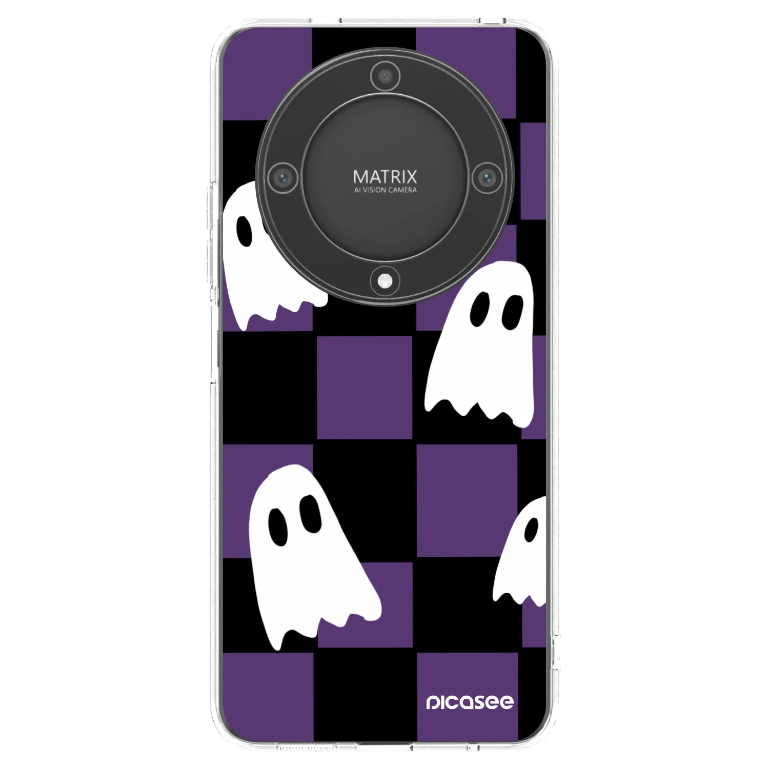 Picasee silikonowe przeźroczyste etui na Honor Magic5 Lite 5G - Ghosts