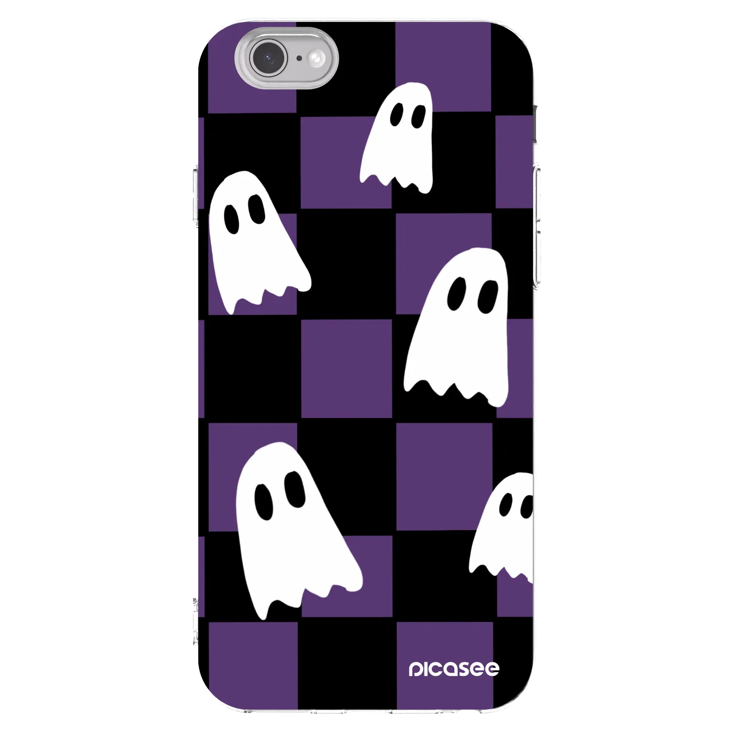 Picasee silikonowe przeźroczyste etui na Apple iPhone 6/6S - Ghosts