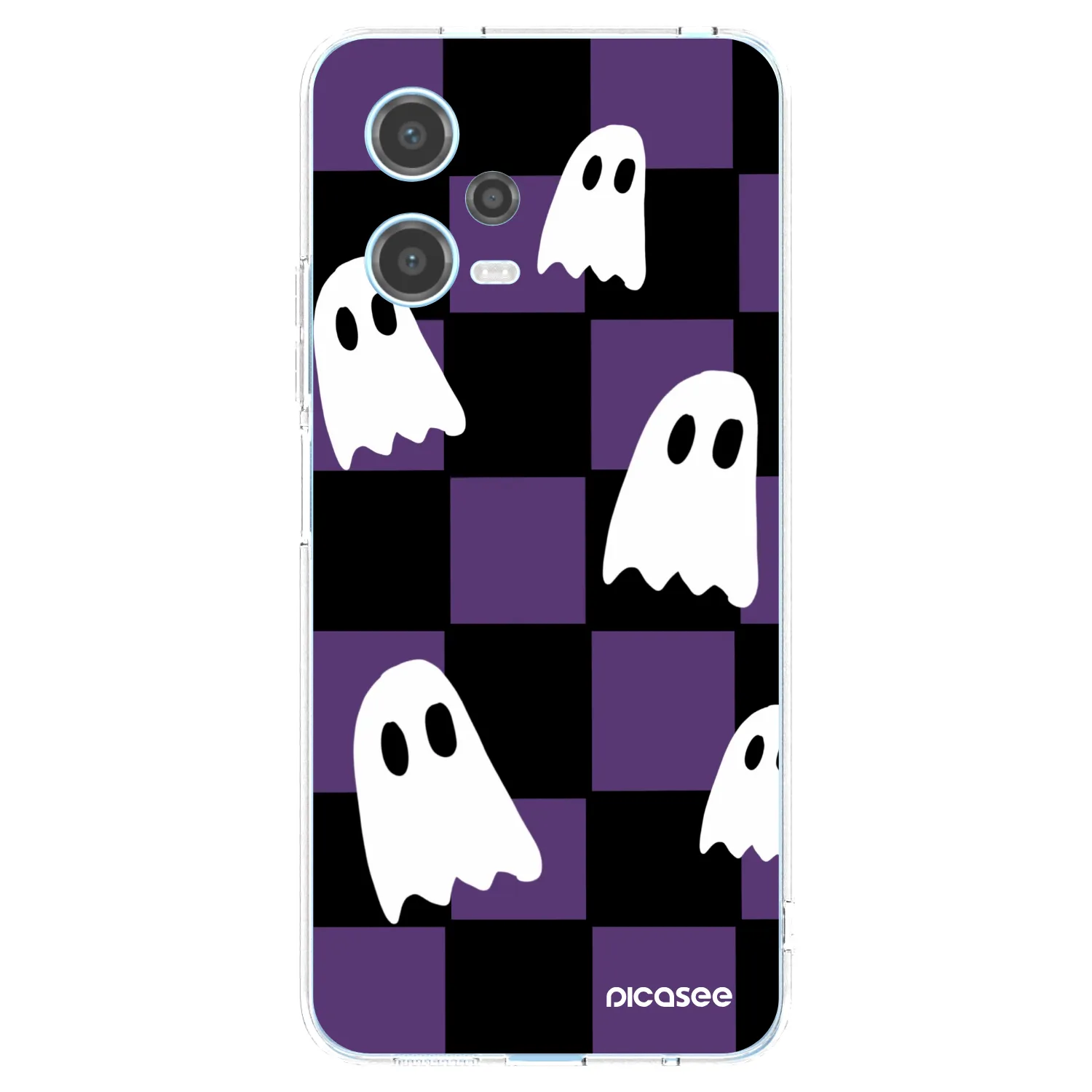 Picasee silikonowe przeźroczyste etui na Xiaomi Redmi Note 12 5G - Ghosts