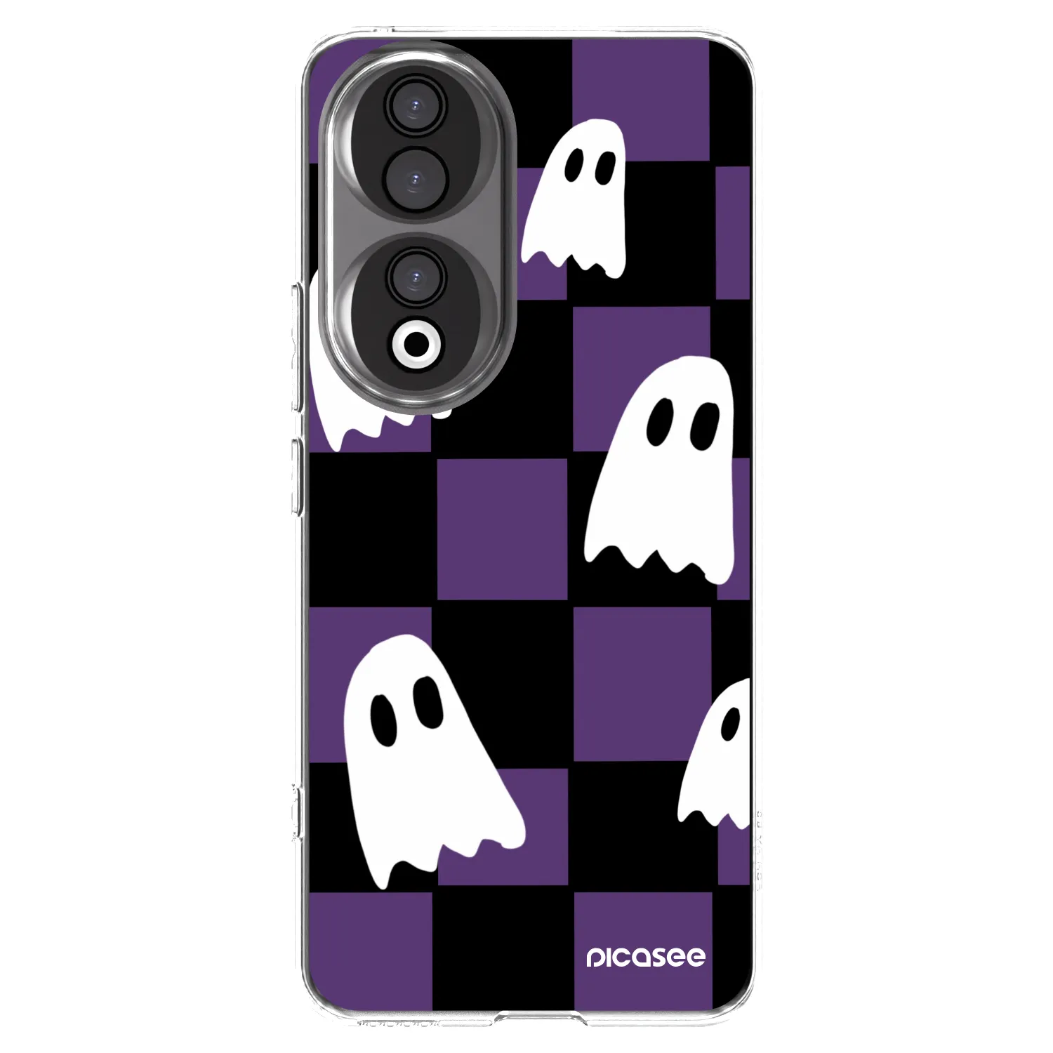 Picasee silikonowe przeźroczyste etui na Honor 90 5G - Ghosts