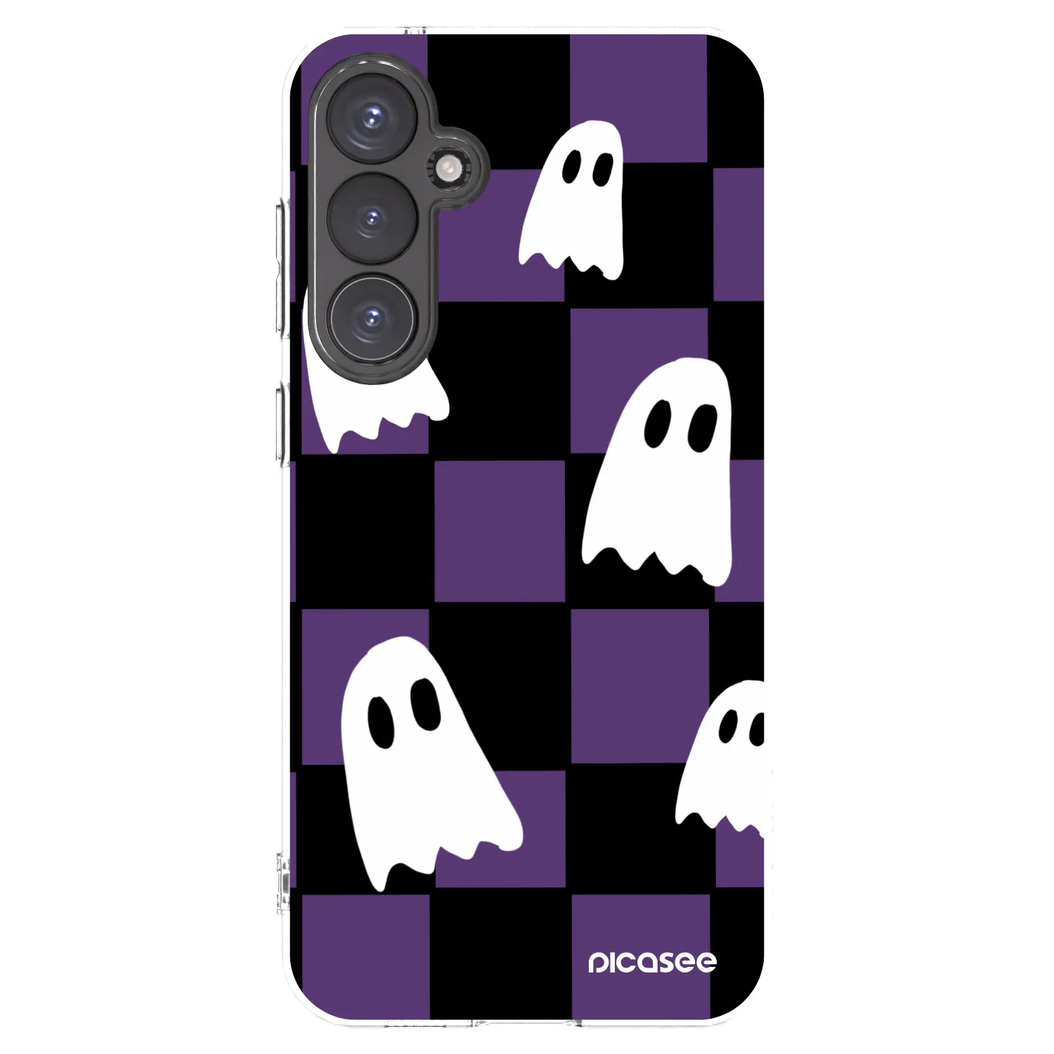 Picasee silikonowe przeźroczyste etui na Samsung Galaxy S23 FE S711B - Ghosts