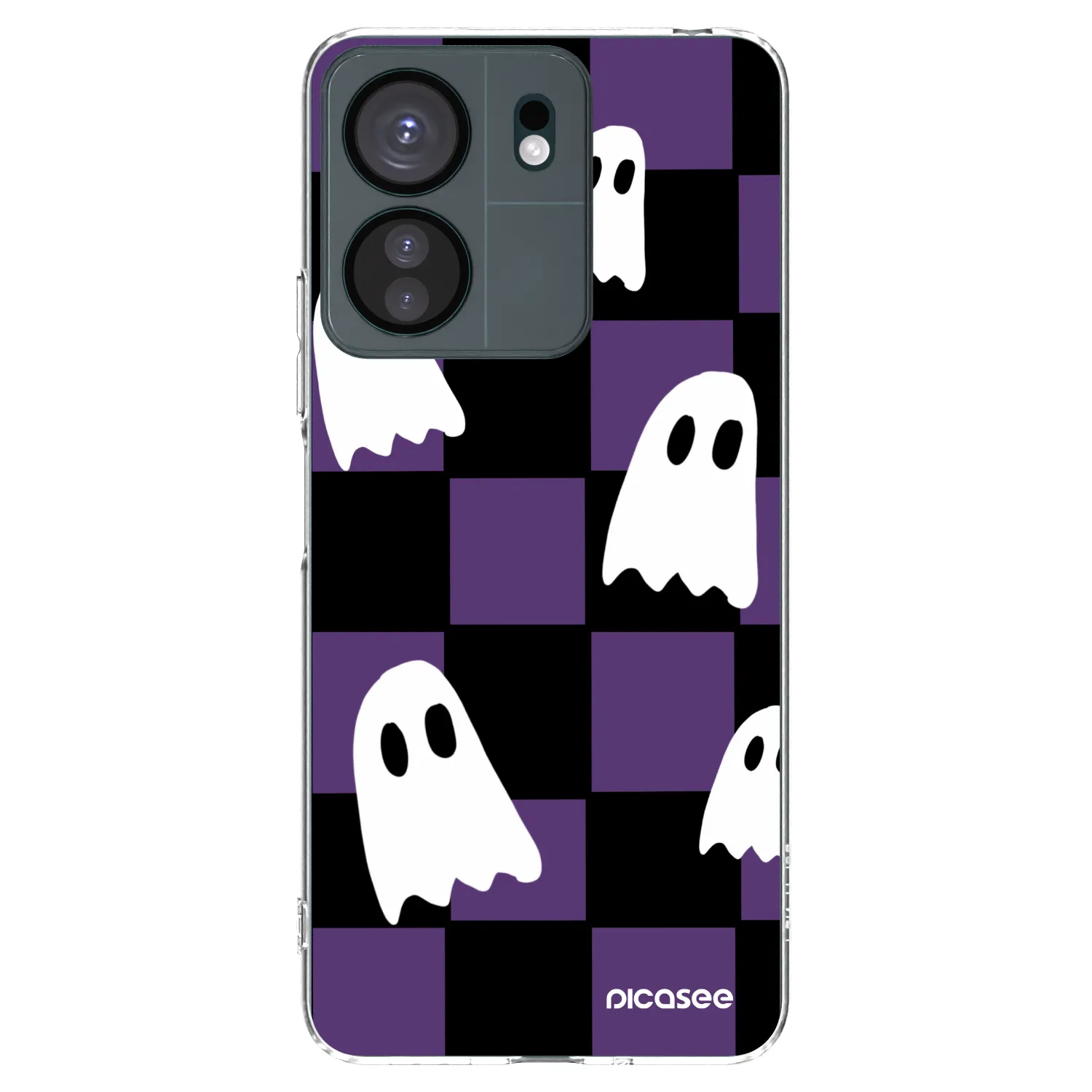 Picasee silikonowe przeźroczyste etui na Xiaomi Redmi 13C 4G - Ghosts