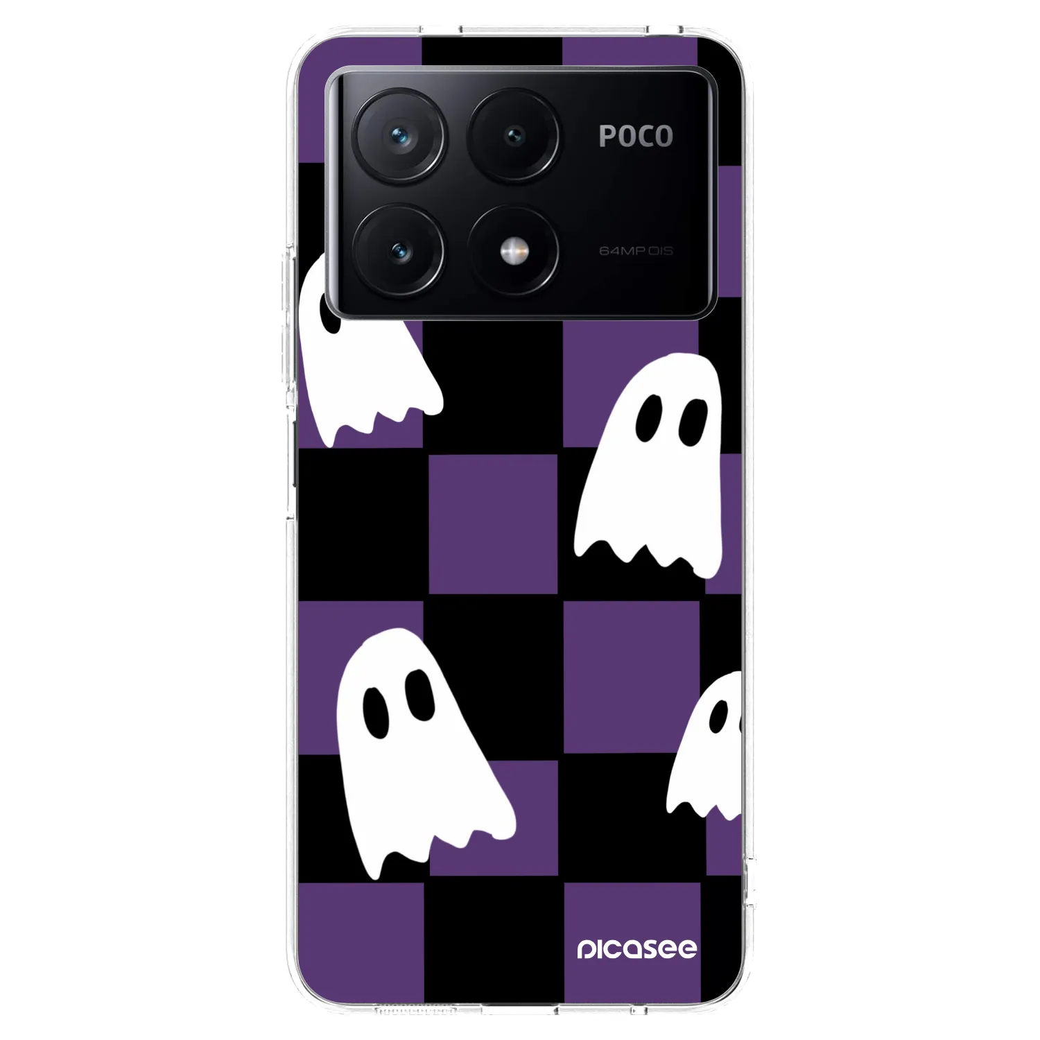 Picasee silikonowe przeźroczyste etui na Xiaomi Poco X6 Pro - Ghosts