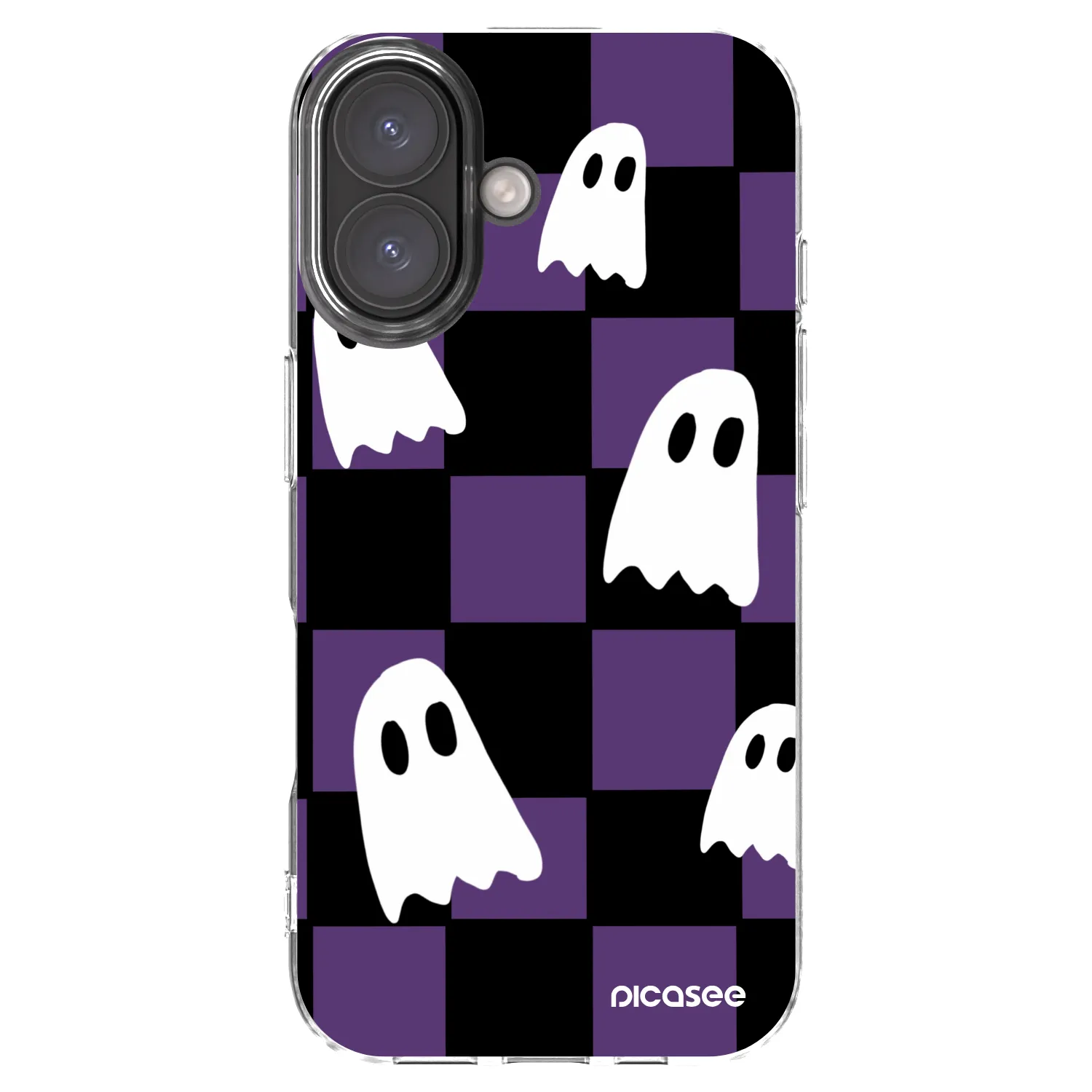 Picasee silikonowe przeźroczyste etui na Apple iPhone 16 - Ghosts