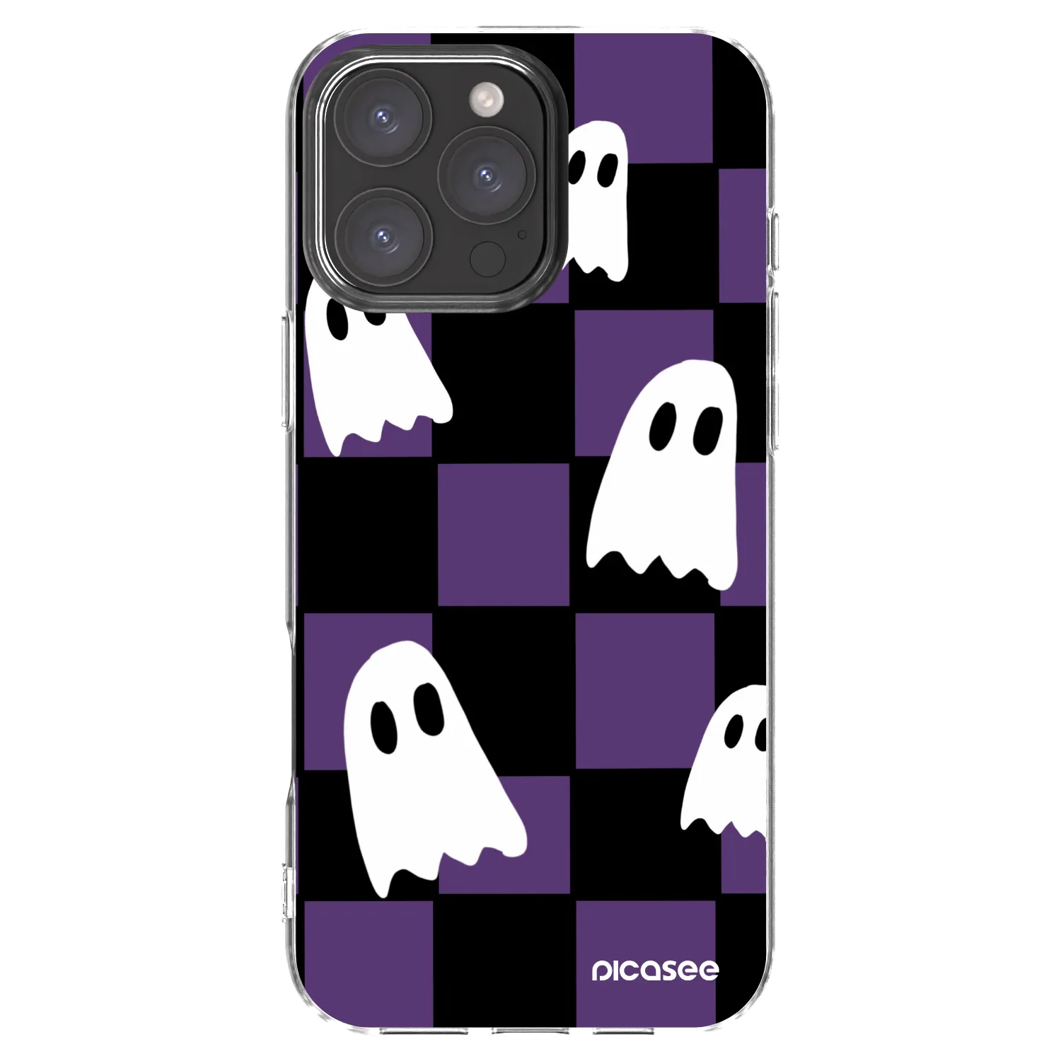 Picasee silikonowe przeźroczyste etui na Apple iPhone 16 Pro Max - Ghosts