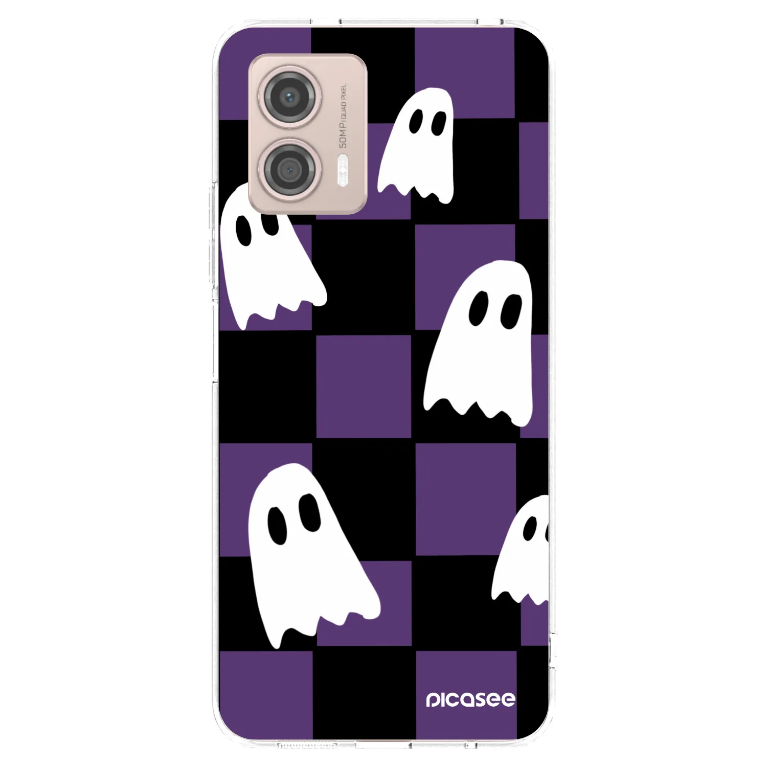Picasee silikonowe przeźroczyste etui na Motorola Moto G53 5G - Ghosts