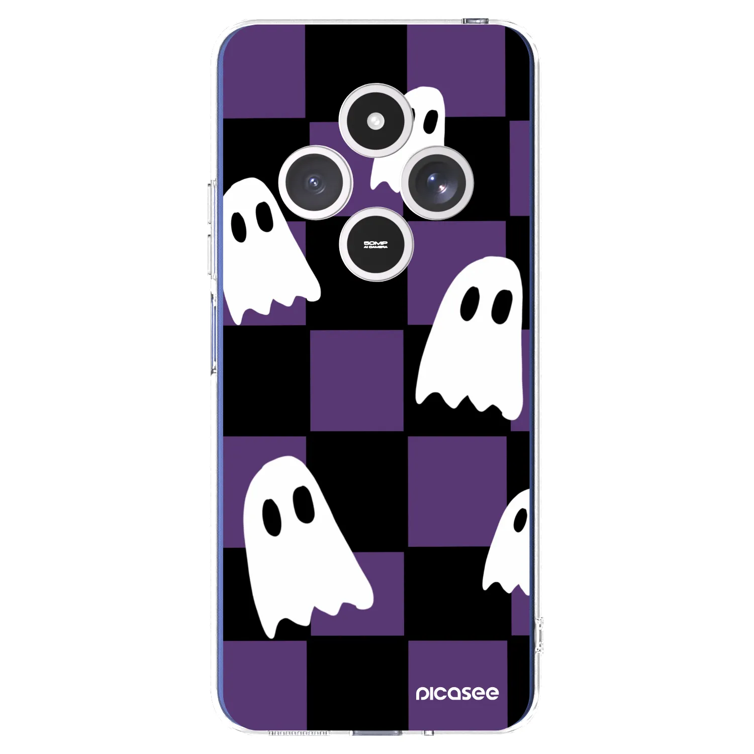 Picasee silikonowe przeźroczyste etui na Xiaomi Redmi 14C - Ghosts