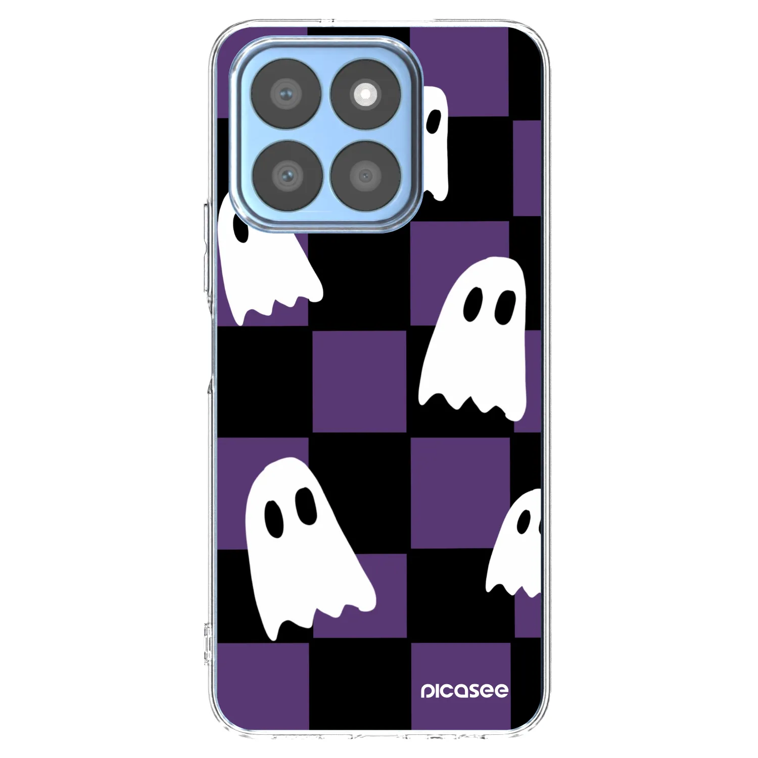 Picasee silikonowe przeźroczyste etui na Honor X8c - Ghosts