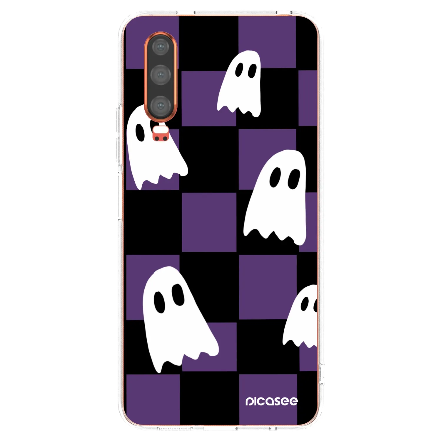 Picasee silikonowe przeźroczyste etui na Huawei P30 - Ghosts