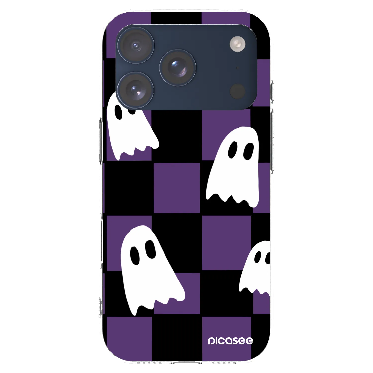 Picasee silikonowe przeźroczyste etui na Apple iPhone 17 Pro - Ghosts