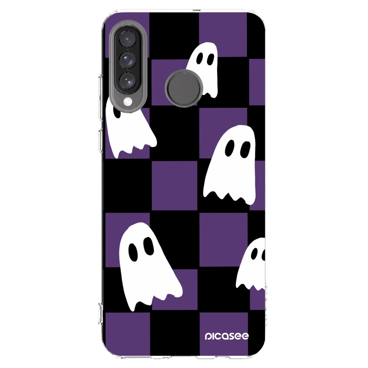 Picasee silikonowe przeźroczyste etui na Huawei P30 Lite - Ghosts