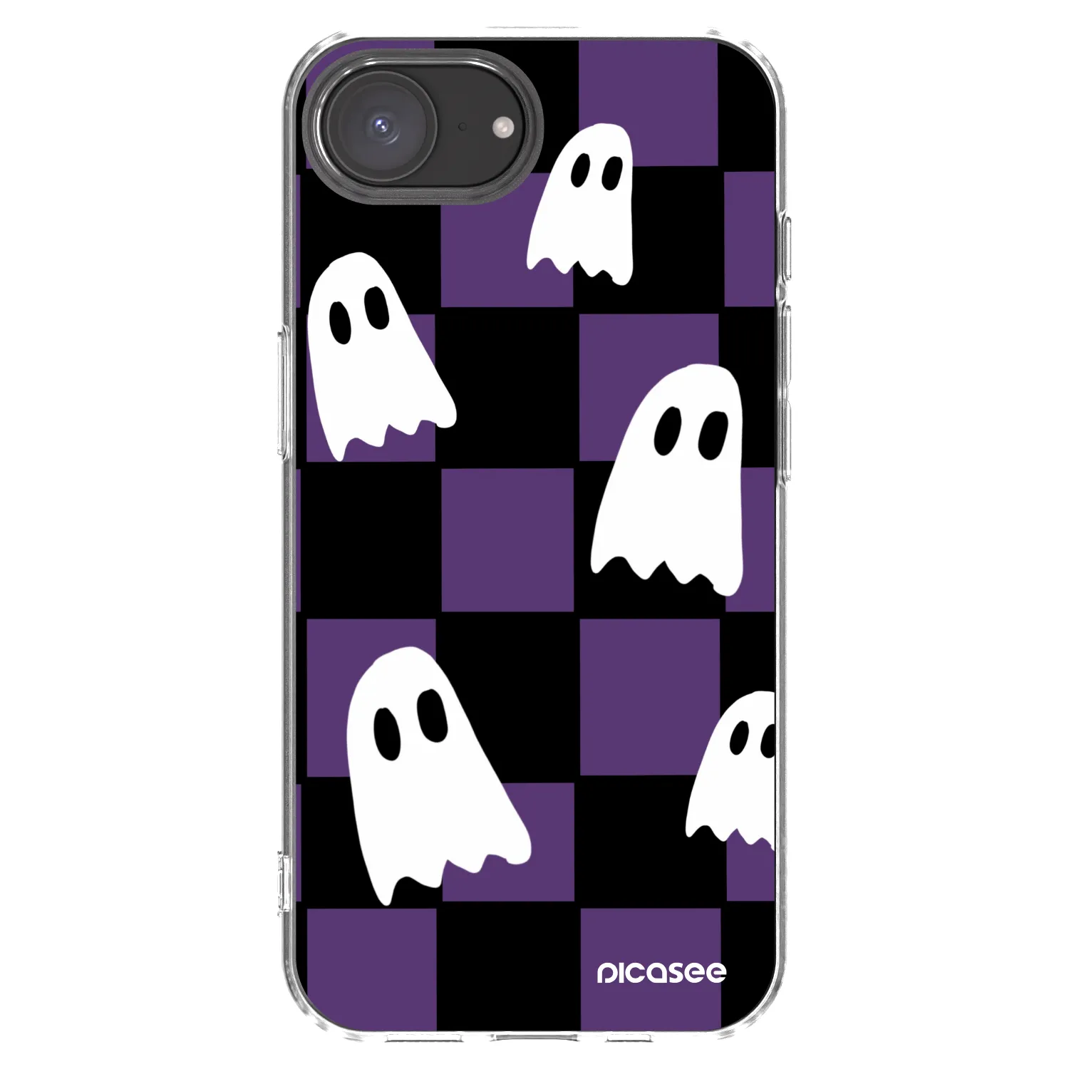 Picasee silikonowe przeźroczyste etui na Apple iPhone 17e - Ghosts