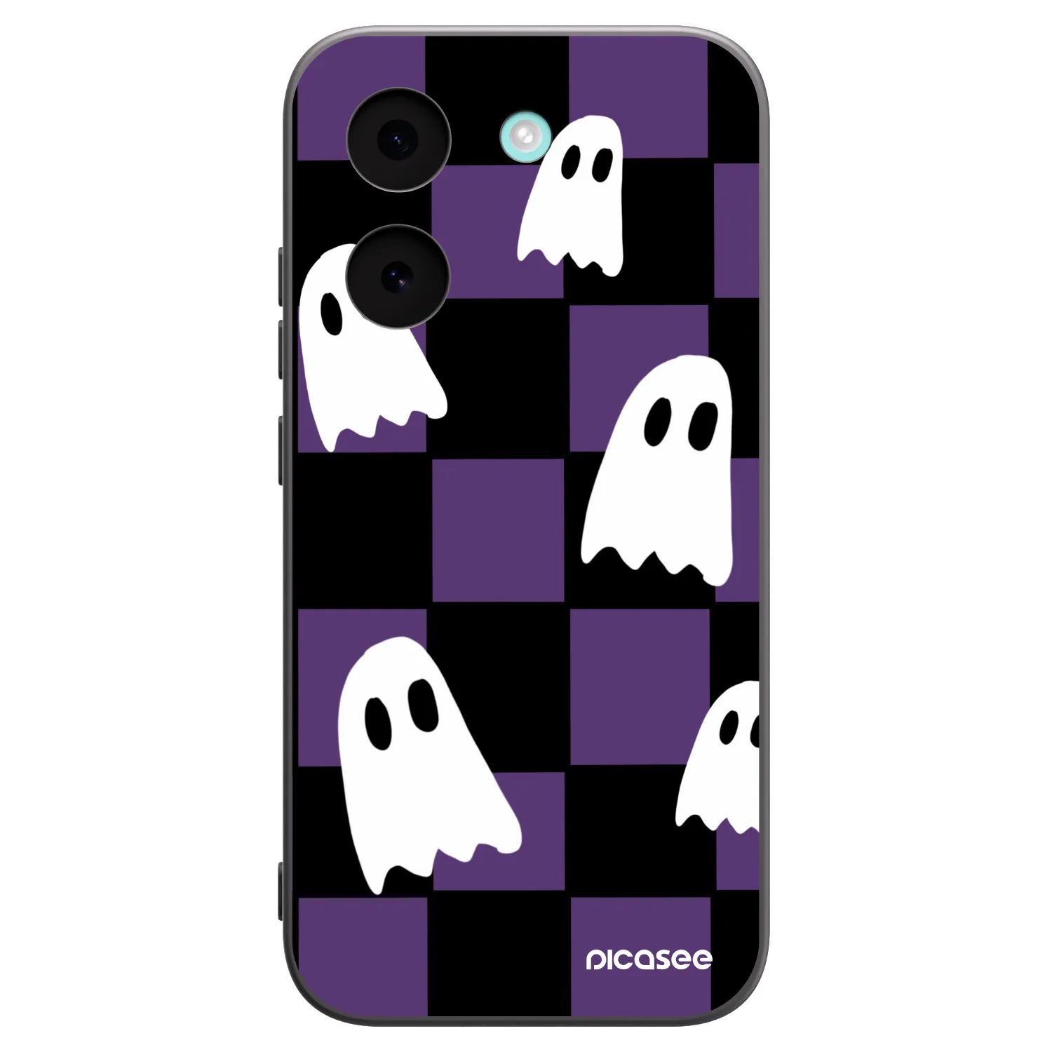 Picasee silikonowe czarne etui na Xiaomi Poco X8 Pro - Ghosts