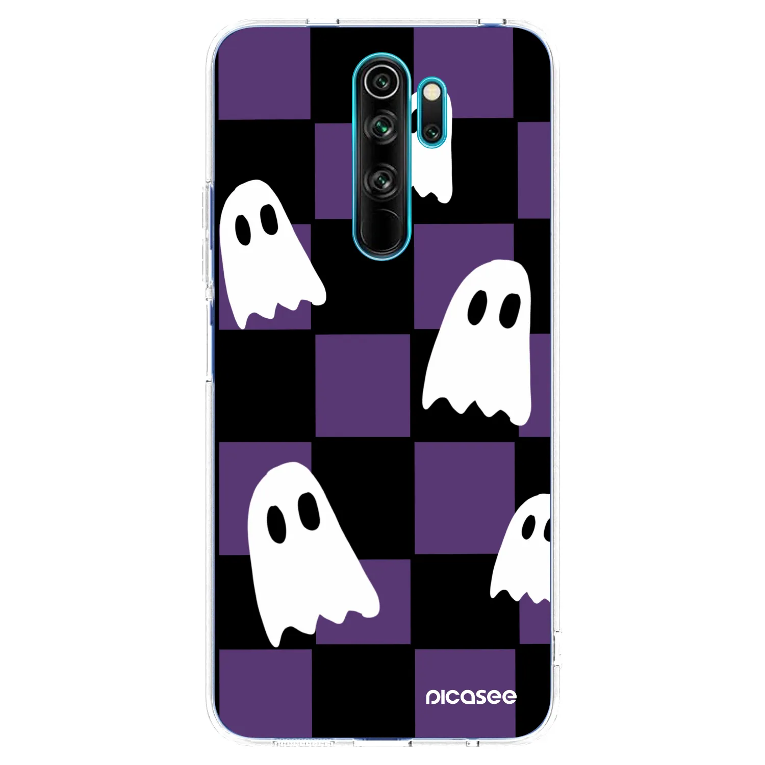 Picasee silikonowe przeźroczyste etui na Xiaomi Redmi Note 8 Pro - Ghosts