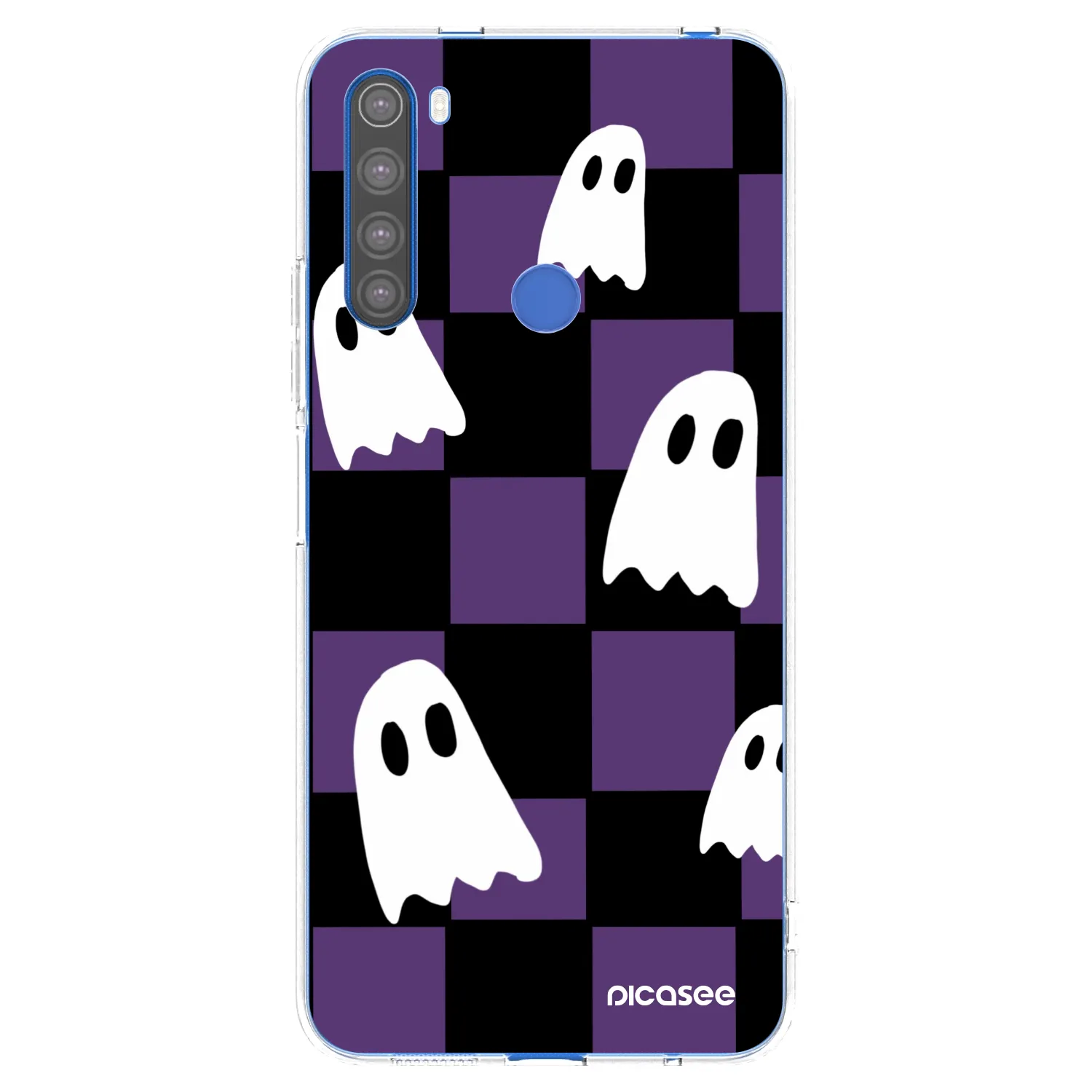 Picasee silikonowe przeźroczyste etui na Xiaomi Redmi Note 8T - Ghosts