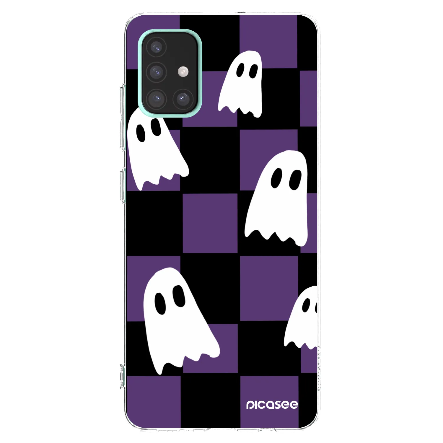 Picasee silikonowe przeźroczyste etui na Samsung Galaxy A51 A515F - Ghosts