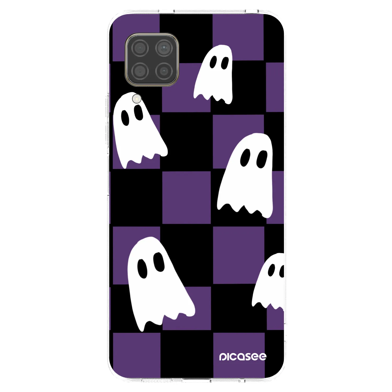 Picasee silikonowe przeźroczyste etui na Huawei P40 Lite - Ghosts