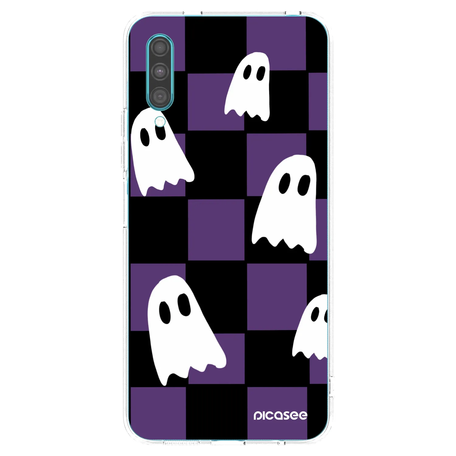 Picasee silikonowe przeźroczyste etui na Samsung Galaxy A30s A307F - Ghosts