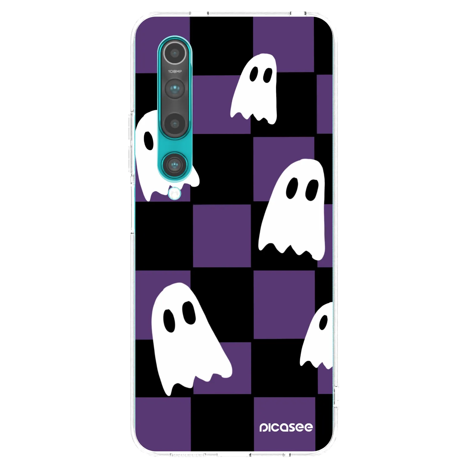 Picasee silikonowe przeźroczyste etui na Xiaomi Mi 10 - Ghosts