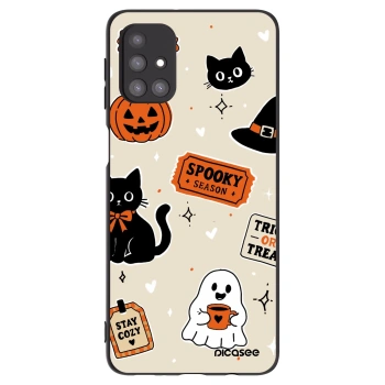 Etui na Samsung Galaxy M31s - Halloween stickers