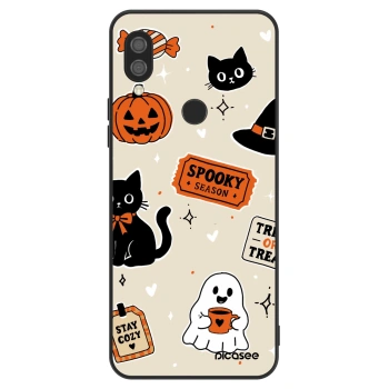 Etui na Xiaomi Redmi 7 - Halloween stickers
