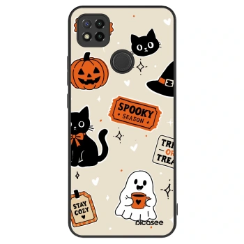 Etui na Xiaomi Redmi 9C - Halloween stickers