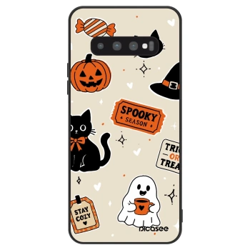 Etui na Samsung Galaxy S10 G973 - Halloween stickers