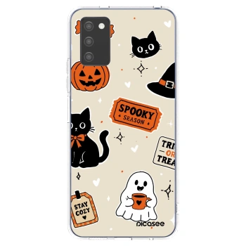 Etui na Samsung Galaxy A02s A025G - Halloween stickers