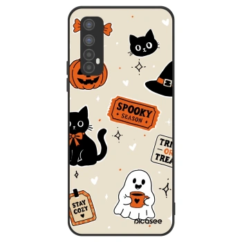 Etui na Realme 7 - Halloween stickers