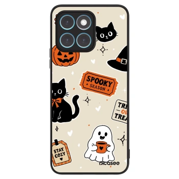 Etui na Honor X8 4G - Halloween stickers