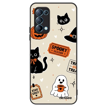 Etui na OPPO Reno 5 5G - Halloween stickers