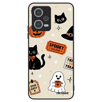 Etui na Xiaomi Redmi Note 12 5G - Halloween stickers