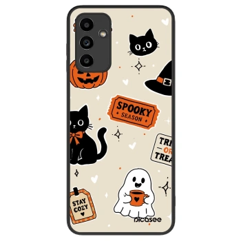 Etui na Samsung Galaxy A04s A047F - Halloween stickers