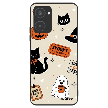 Etui na Realme 10 4G - Halloween stickers