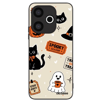 Etui na Xiaomi Redmi 13 4G - Halloween stickers