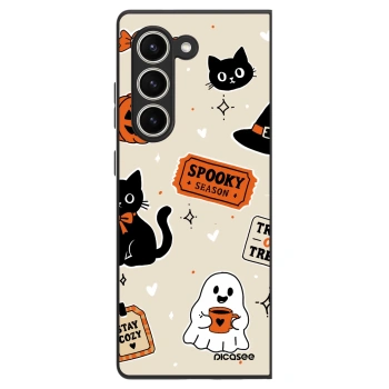 Etui na Samsung Galaxy Z Fold5 5G - Halloween stickers