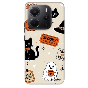Etui na Xiaomi Redmi Note 14 5G - Halloween stickers