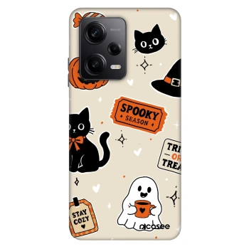 Etui na Xiaomi Redmi Note 12 Pro+ 5G - Halloween stickers
