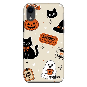 Etui na Apple iPhone XR - Halloween stickers