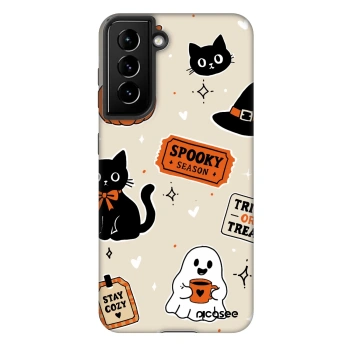 Etui na Samsung Galaxy S22 5G - Halloween stickers