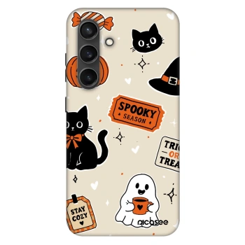 Etui na Samsung Galaxy S24 S921B 5G - Halloween stickers
