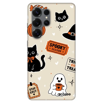 Etui na Samsung Galaxy S25 Ultra 5G - Halloween stickers