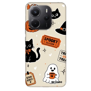 Etui na Xiaomi Redmi Note 14 4G - Halloween stickers