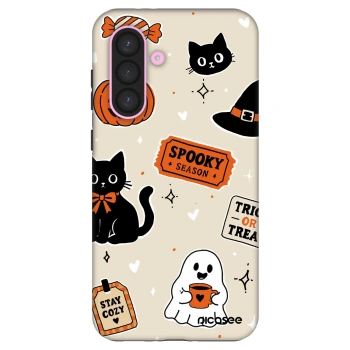 Etui na Samsung Galaxy A56 5G A566B - Halloween stickers