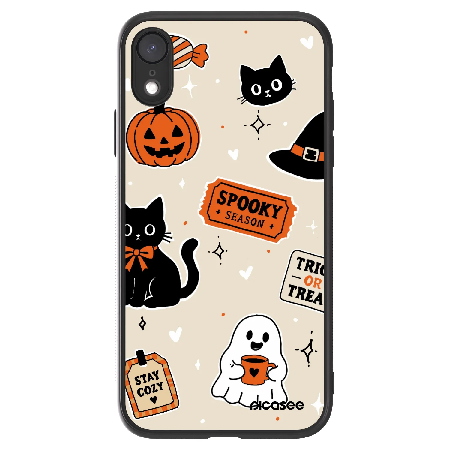 Picasee ULTIMATE CASE na Apple iPhone XR - Halloween stickers