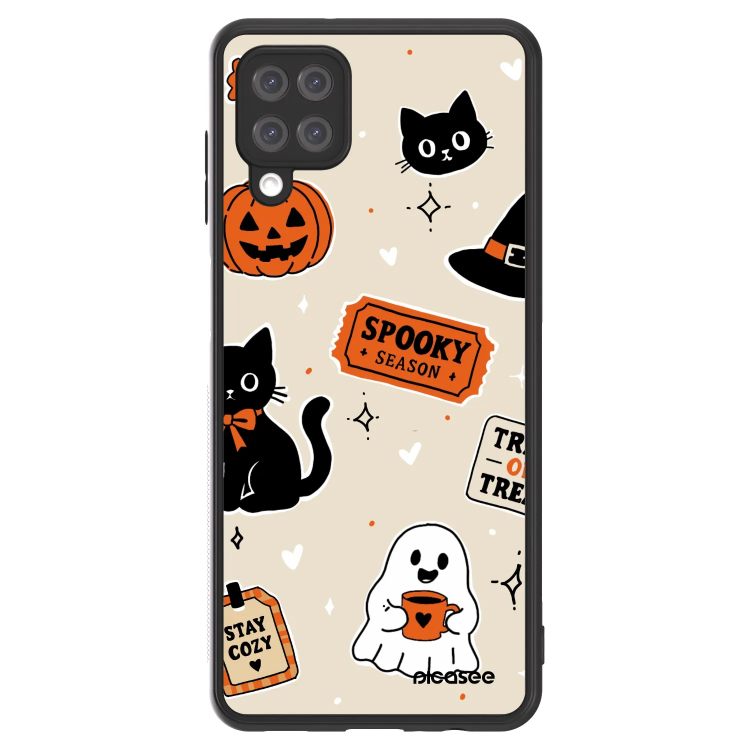 Picasee ULTIMATE CASE na Samsung Galaxy A12 A125F - Halloween stickers
