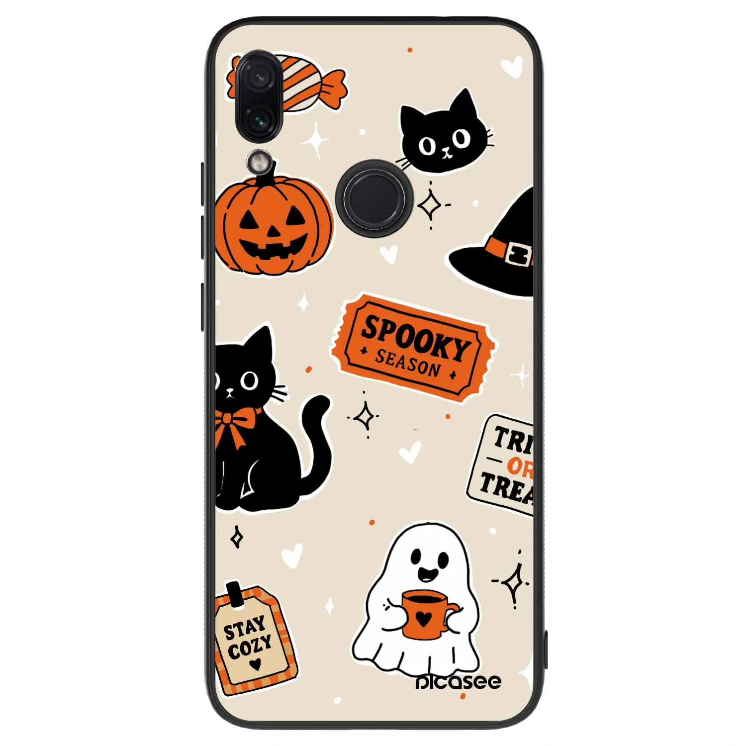 Picasee ULTIMATE CASE na Xiaomi Redmi Note 7 - Halloween stickers
