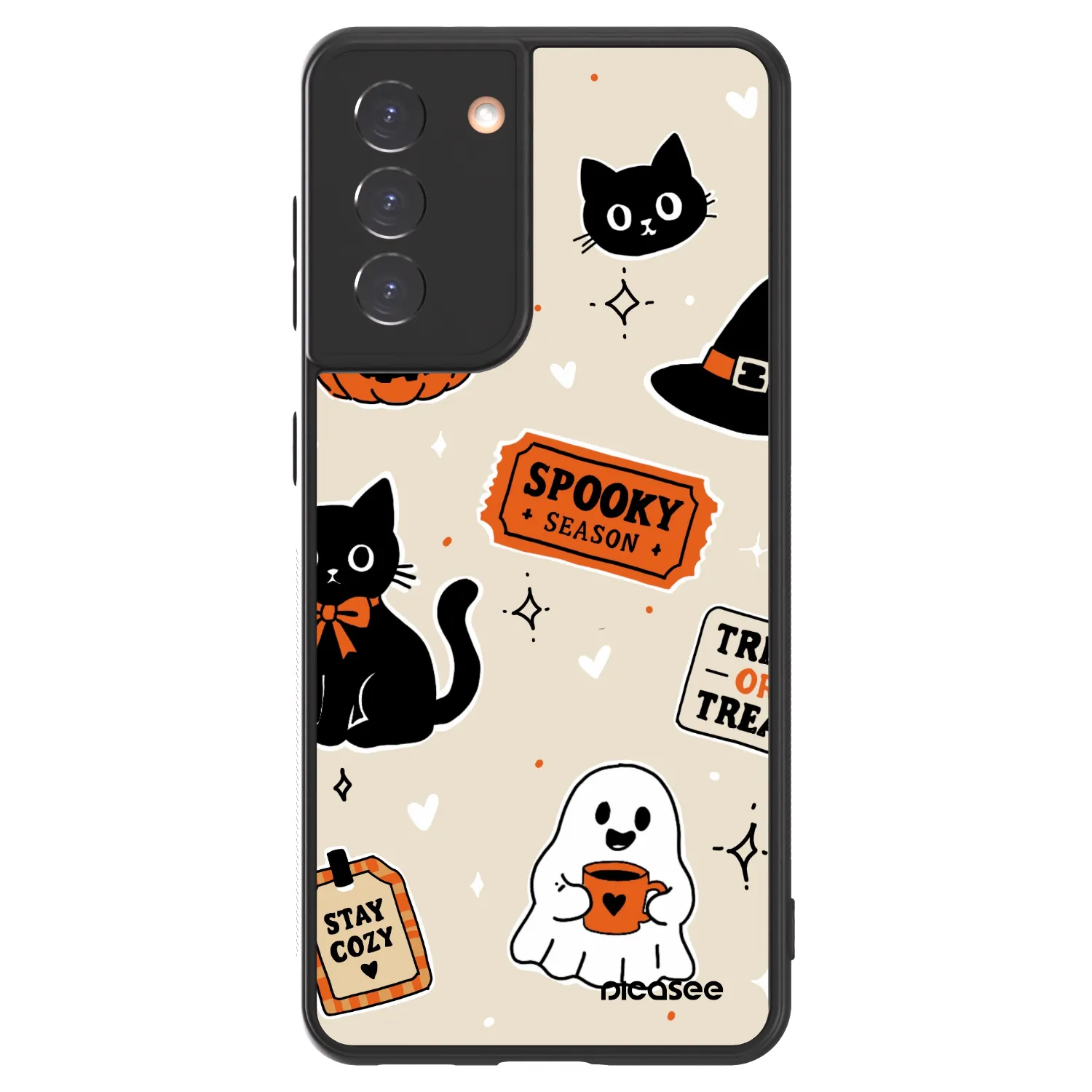 Picasee ULTIMATE CASE na Samsung Galaxy S21 5G G991B - Halloween stickers